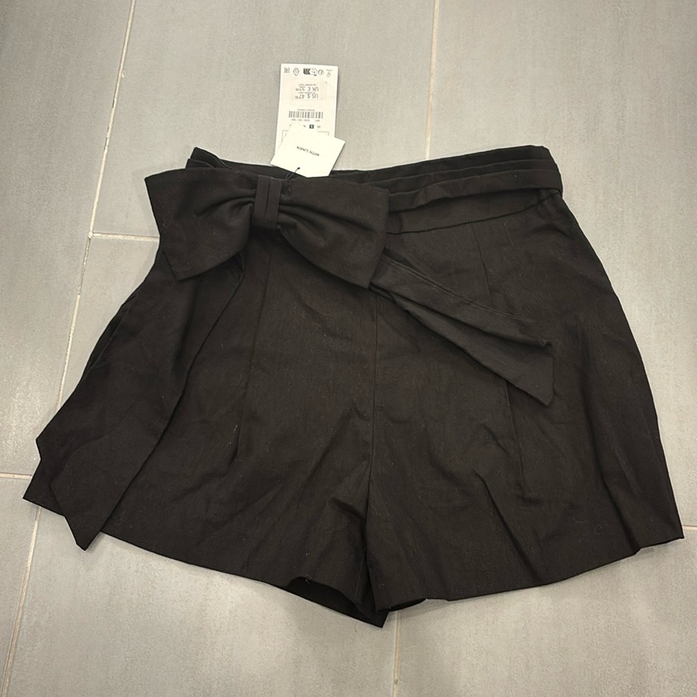 Zara linen shorts